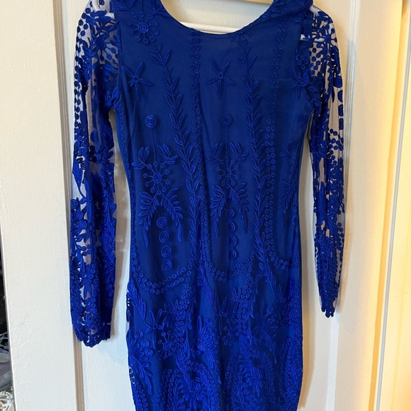 Blue Bodycon Dress from Boohoo! NWOT! - Picture 3 of 7